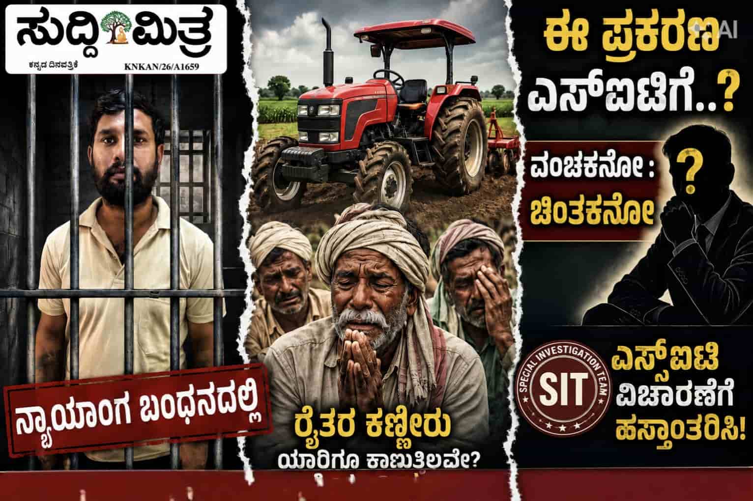 ಪ್ರಧಾನಿ ಅಧ್ಯಕ್ಷತೆಯ ನೀತಿ ಆಯೋಗದ ಹೆಸರಿನಲ್ಲಿ ವಂಚನೆ ಪ್ರಮುಖ ಕಿಂಗಪಿನ್‌ಗೆ `ಕೈ' ರಕ್ಷೆಯೇ?  ಕೋಟಿ ಕೋಟಿ ಹಗರಣಕ್ಕೆ ತನಿಖೆ ಎಸ್‌ಐಟಿಗೆ?